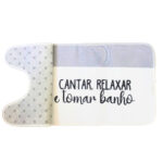 Jogo c/ 02 tapetes banheiro microfibra ref dt5093 Fu Xing