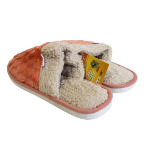 Pantufa adulto peluciada c/ solado borracha ref rjc4998 Elite