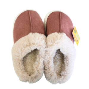 Pantufa adulto peluciada c/ solado borracha ref rjc4967 Elite