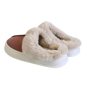 Pantufa adulto peluciada c/ solado borracha ref rjc4967 Elite
