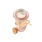 Vela aromatica c/ suporte vidro 12,5cm ref dam246 V Madalozzo