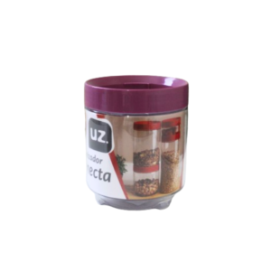 Pote 600ml organizador conecta c/ tampa magenta ref 402-mag UZ.