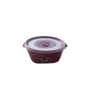 Pote 800ml redondo premium c/ tampa magenta ref 206-mag UZ.
