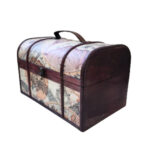 Produto Bau decorativo bambu 29x18,5x18cm ref nd101462 Cim Companhia