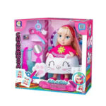 Boneca charmosa 32cm salao de beleza ref 2506 Cotiplas