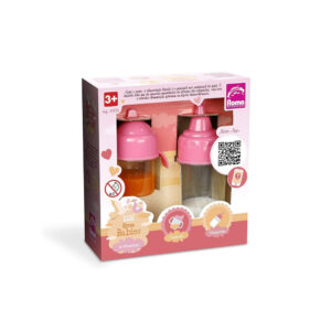 Kit c/ 02 mamadeiras para boneca ref 5005 Roma Jensen