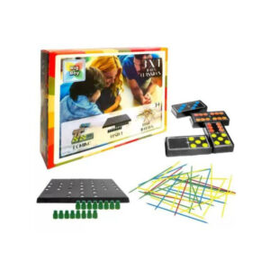 Jogo 3 em 1 domino/resta1/pega varetas ref 2120 Big Boy