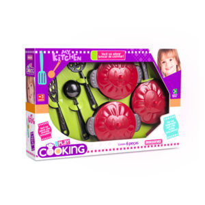 Play cooking infantil panelinhas c/talheres ref cep085 Brinquemix