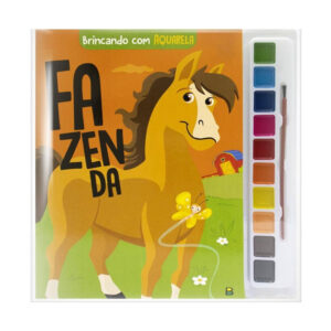 Livro brincando c/ aquarela fazenda ref 3665 Todolivro