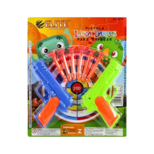 Cartela c/ 02 pistolas peq lanca dardos ref rjap00736 Elite