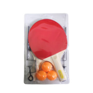 Jogo raquete ping pong c/ 03 bolinhas + rede ref rj8325 Elite