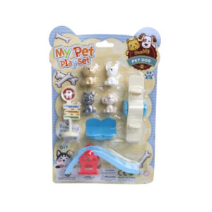 Brinquedo mini my pet dog c/ escorregador 64 Azul Importacao