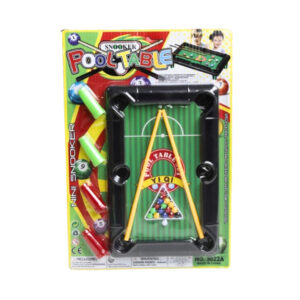 Brinquedo jogo de sinuca na cartela ref 00113 Azul Importacao