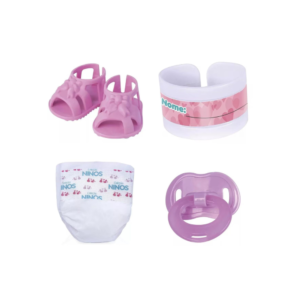 Boneca love bebe c/ acessorios ref 2733 Cotiplas