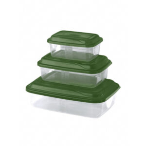 Jogo c/ 03 potes retangular pmg 1,5lt/850ml/400m cr1594 Giplas