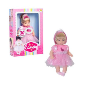 Boneca candy flamingo 40cm ref 2115 Anjo Brinquedos