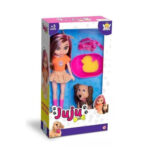 Boneca juju pet c/ cachorrinho ref 2409 Anjo Brinquedos