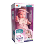 Boneca bebe beautiful c/ mantinha reborn premium ref 620 Milk