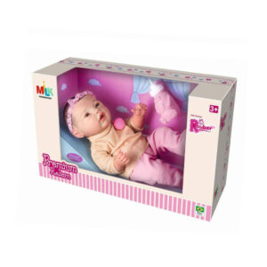Boneca reborn premium menina c/ mamadeira ref 624 Milk