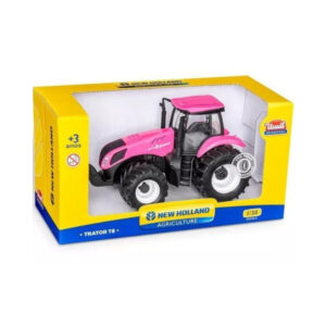 Produto Trator new holland t8 rosa ref 640 Usual Brinquedos