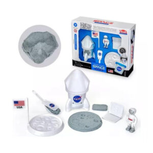 Kit massa de modelar foguete nasa acessorios 673 Usual Brinquedos