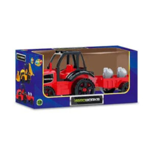 Trator c/ carreta agroworks ref 371 GGBplast