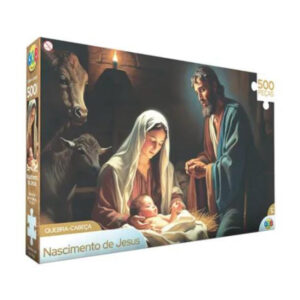 Quebra cabeca 500 pcs nascimento de jesus ref 1097 GGBplast