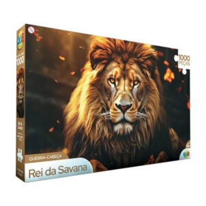Quebra cabeca 1000 pcs rei da savana ref 1101 GGBplast