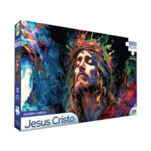 Quebra cabeca 1000 pcs jesus cristo ref 1103 GGBplast