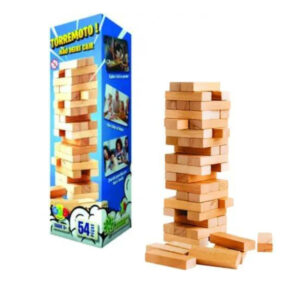Jogo terremoto 54 pcs madeira ref 1110 GGBplast