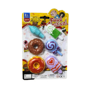 Brinquedo hora do doce food destival 06 pcs ref 23002 Spider