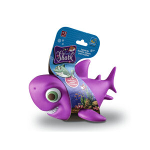 Brinquedo emborrachado tubarão roxo ref 227 Cometa Brinquedos