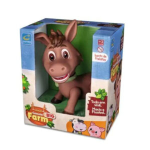 Brinquedo emborrachado big farm burrinho 436 Cometa Brinquedos