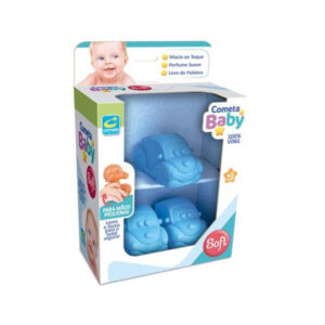 Kit c/ 03 brinquedos baby soft carrinho 416 Cometa Brinquedos