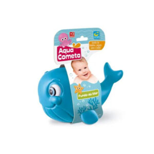 Brinquedo emborrachado baleia azul ref 234 Cometa Brinquedos