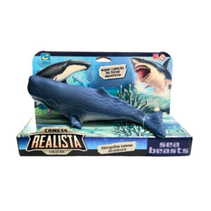 Brinquedo emborrachado baleia cachalote ref 209 Cometa Brinquedos