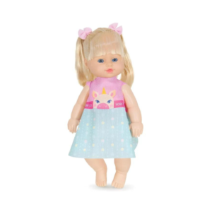 Boneca colecao tika frases cabelo loiro ref 1160 Nova Toys