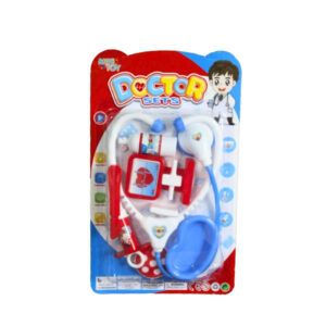 Brinquedo hora do medico azul / 07 pcs ref ms0033 OM Utilidades