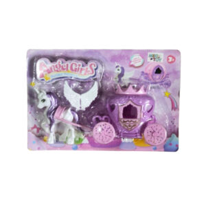 Brinquedo carruagem angel c/ cavalo ref ms4350 OM Utilidades