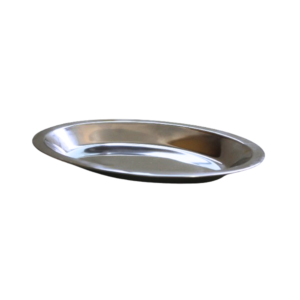 Bandeja inox oval 30cm ref 1597 Oeste Importadora