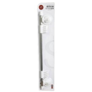 Suporte 63cm parede c/08 ganchos plasticos 7260 Oeste Importadora