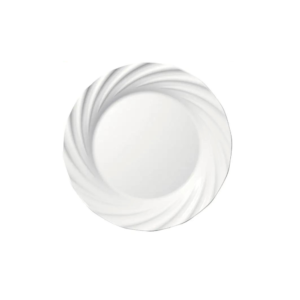 Prato lanche 19 cm opaline branco jasmim 5342 Nadir Figueiredo