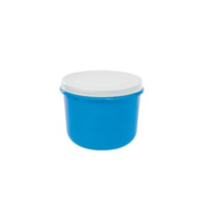 Pote 500 ml freezer plastico azul c/ tampa ref 654 Tritec