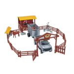 Brinquedo pick up ranch horseville c/ 35 pcs montar 262 Adijomar