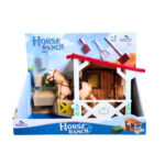 Brinquedo ranch estabulo c/ cavalo ref 965 Adijomar