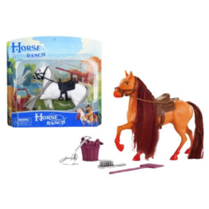 Brinquedo ranch cavalo c/ acessorios ref 966 Adijomar