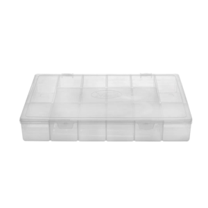 Box organizador 16 divisorias 31,2x22,2x4,5cm ref 3194 MB Plast