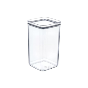 Pote 1,5 lts hermetico quadrado alto plastico ref 5203 MB Plast