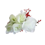 Buque c/ 05 galhos mini rosas 33cm ref 3867 SMO Import