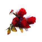 Buque c/ 05 galhos mini rosas 35cm ref 3871 SMO Import